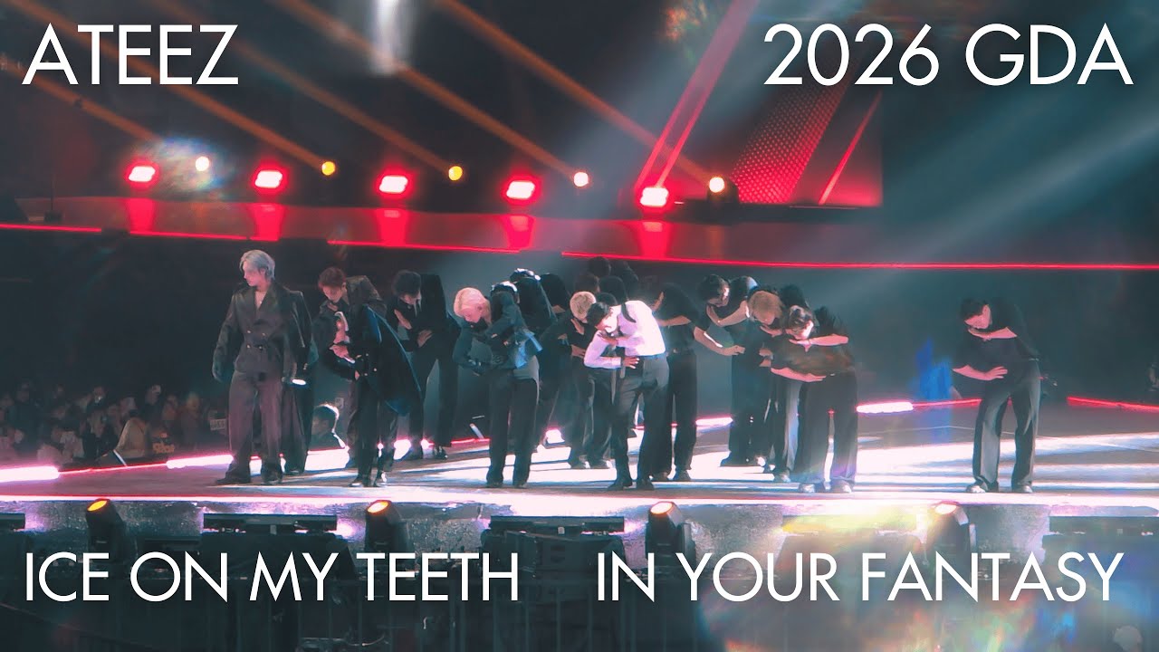 ATEEZ 에이티즈 - Ice On My Teeth + In Your Fantasy @ 2026 Golden Disc Awards 제40회 골든디스크 FanCam 직캠 260110