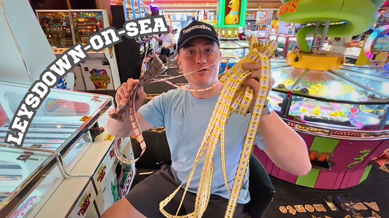 MONOPOLY TICKET JACKPOT in LEYSDOWN-on-SEA | 2p Coin Pusher | Amusement Arcade | Episode 71