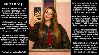 Amine Özdemi̇r - Otuz Beş Yaşcahit Sıtkı Tarancı