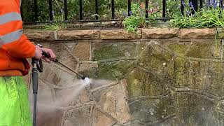 Steam Cleaning Stonework | Low Pressure Cleaning Using Therma Tech Super Heated System Altrincham.