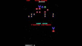 Galaga Startup Sequence