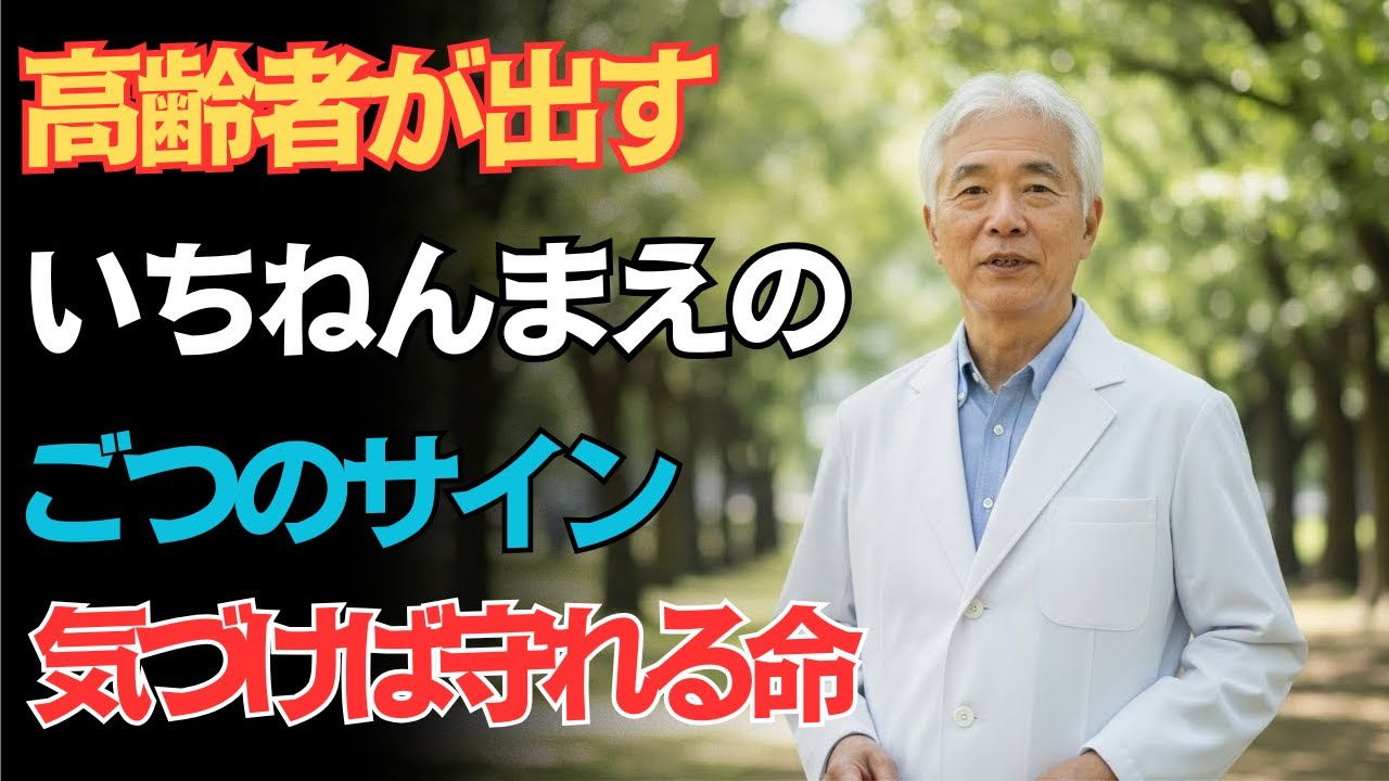 家族を守るために知っておきたい高齢者の最期の一年に現れる大切な五つのサイン見逃すと後悔につながること