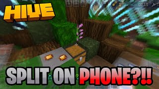 Playing Hive using Split Control on Phone!?? (Ft. Master Mobile)