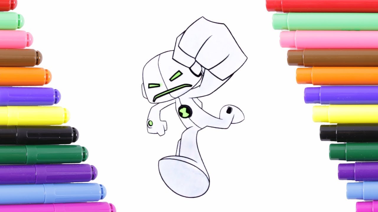 Ben 10 Echo Echo New Coloring Page for Kids, Coloring Book - YouTube