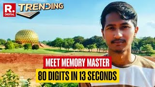 The Trending Show: Meet The 'Memory Master' Vishvaa Rajkumar | 80 Digits In 13 Seconds