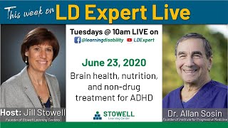 Episode 108- Dr. Allan Sosin - Brain Health, Nutrition, and Non-Drug Treatment for ADHD