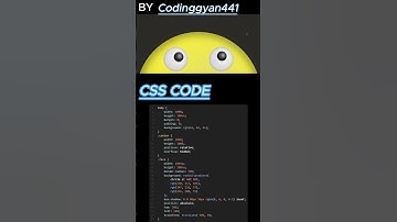 Floating eyes curser animation using HTML, CSS and Javascript | By Codinggyan441