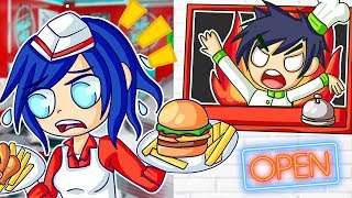 HE RAGES!! WORKING AT DINER BROS!