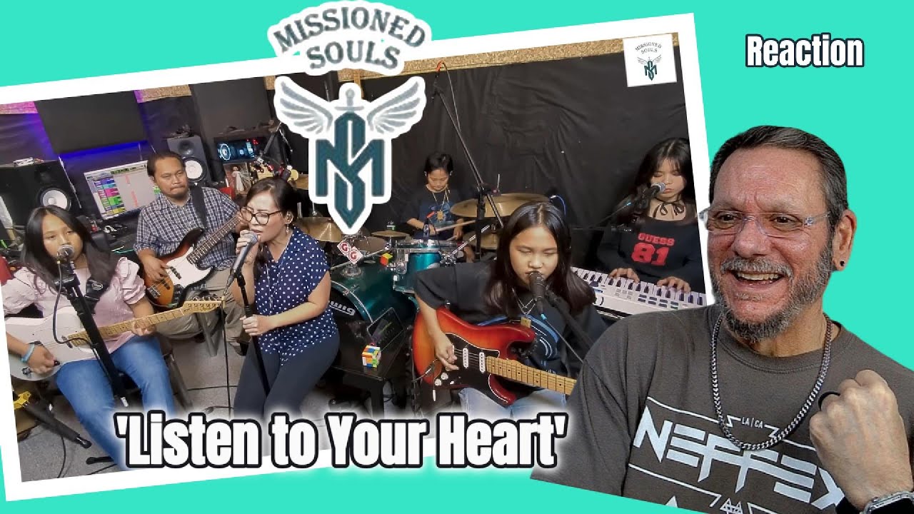 Missioned Souls | LISTEN TO YOUR HEART - Roxette (Studio cover) |  First Time Reaction