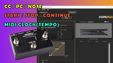 【DOREMiDi】FC-3 New Features - Support MIDI Start/Stop/Tempo and Expression Pedal Add New Functions