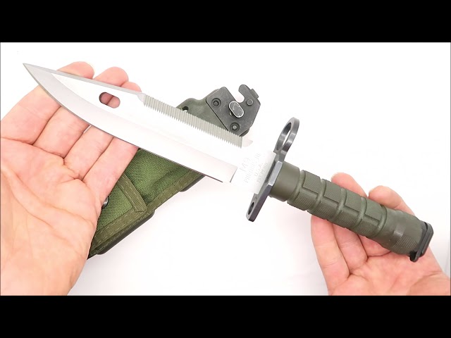 1989 Buck 188 Civilian Phrobis III M9 Bayonet Combat Military