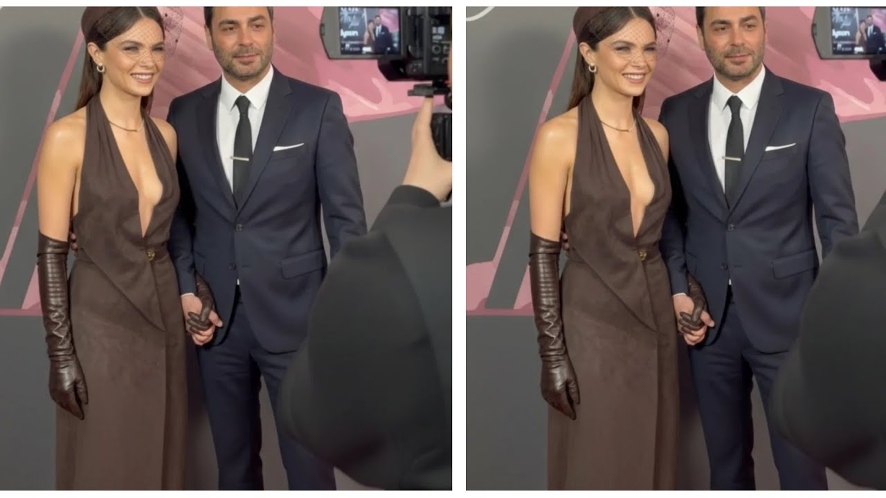 OZAN AKBABA SİNEM ÜNSALI ÖDÜL TÖRENİNDE YALNIZ BIRAKMADI EL ELE POZ VERDİLER.