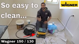 How to clean wagner paint sprayer control pro 150 / 130