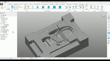 Autodesk PowerMill - Rest Boundary - Tutorial 44 - Tamil