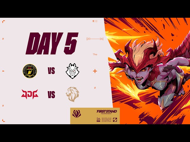 BFX vs G2 - JDG vs LYON | 그룹 스테이지 Day 5 | 2026 퍼스트 스탠드 토너먼트