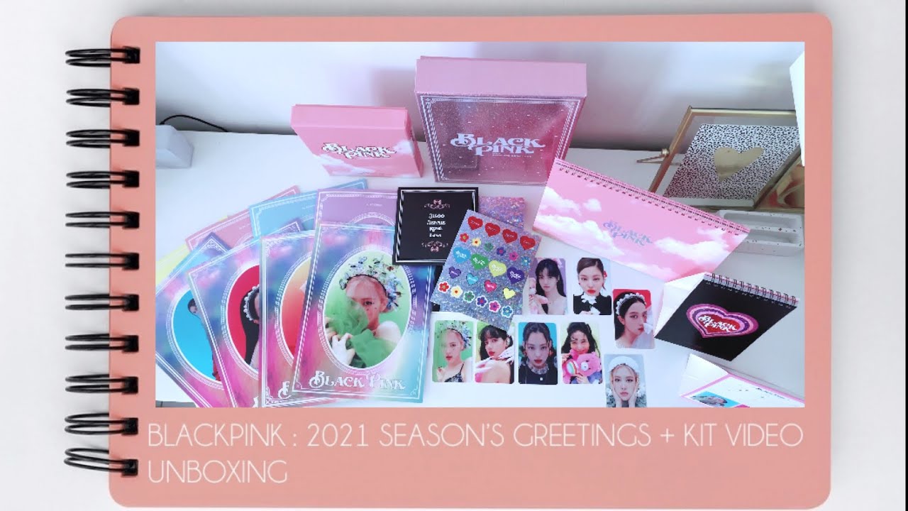 BLACKPINK 2021 SEASON'S GREETINGS KIT VIDEO UNBOXING - YouTube