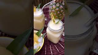 Pinacolada -شەربەتی ئەنەناس- عصير اناناس #piñacolada #freshjuice #healthyrecipes