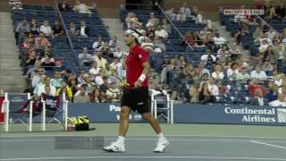 Nadal vs Lopez - Us Open 2010 Highlights