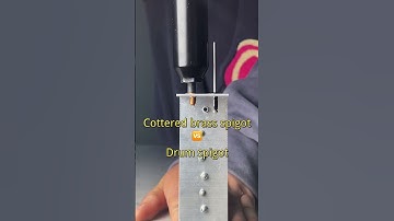 Comparison of riveting effect of open end round head copper spigot and drum spigot show