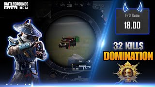 32 KILLS DOMINATION 🔥| BGMI 3.1 UPDATE | Destro Gaming