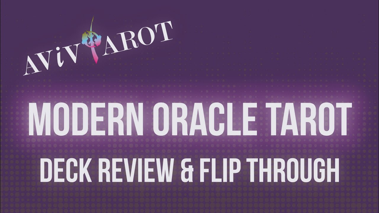 💖Deck Review & Full Flip Through🔮Modern Oracle Tarot❤️😊