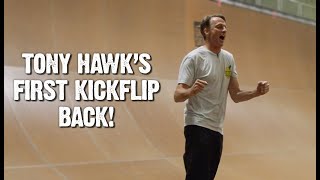 Tony Hawk’s First Kickflip After Gruesome Injury