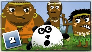 Jak Uciec z Kotła Tubylców? Darmowe Gry Online: Trzy Pandy #2 screenshot 2