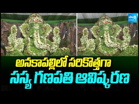 Plants Ganesh In Anakapalli | Anakapalli Sasya Ganapathi Special | @SakshiTV - SAKSHITV