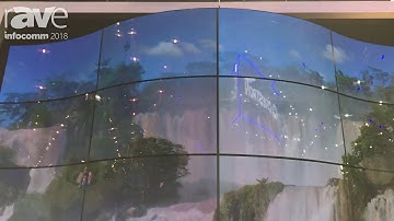 InfoComm 2018: LG Demos Its Open Frame OLED Signage in a Curved Application