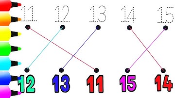 Numbers Coloring Page | How to Read & Write Numbers 11 to 20 for Kids - Ks Art