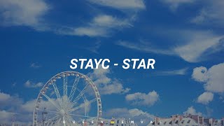 STAYC (스테이씨) - Star (OST Our Blues) 'Easy Lyrics'