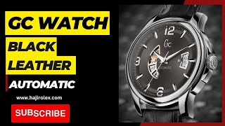 Gc Mens Watch X84003G5S Black Leather