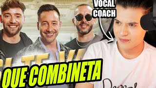 La Konga, Luciano Pereyra - SI TE VAS | Análisis & Reaccion Vocal Coach | Ema Arias