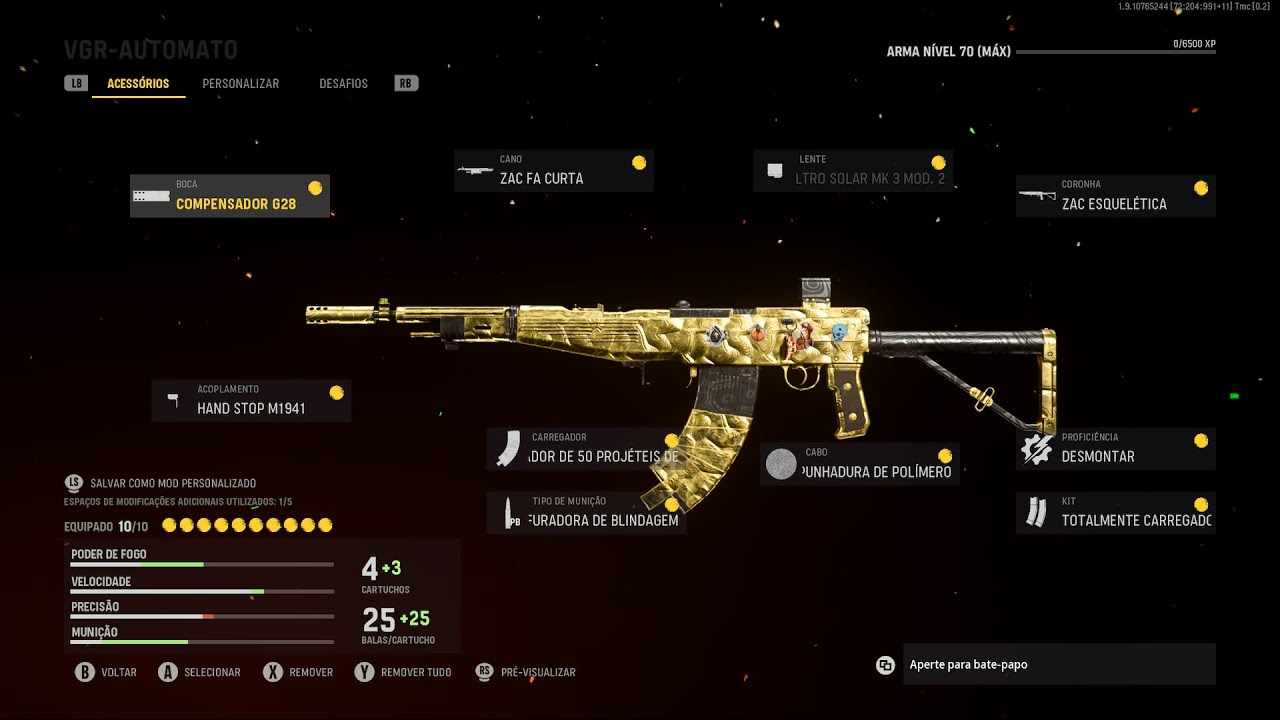 CALL OF DUTY VANGUARD - AUTOMATON Gold Skin - YouTube