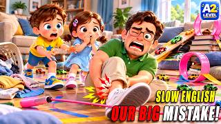 Sam & Lily Turned Their Home Into a Racetrack… Then Everything Went Wrong! | A2 English Listening