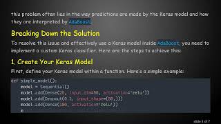 How to Use a Keras Model Inside of sklearn's AdaBoost Net Worth