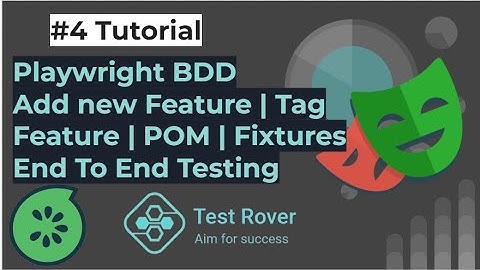 Playwright BDD | Playwright Fixture | New Feature | Tag Feature | POM |  JavaScript