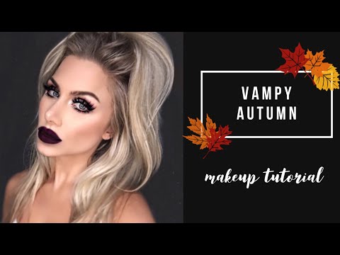 vampy fall makeup tutorial | taylor bee