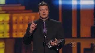 2013 Peoples Choice Awards - Nathan Fillion & Castle TV Show won