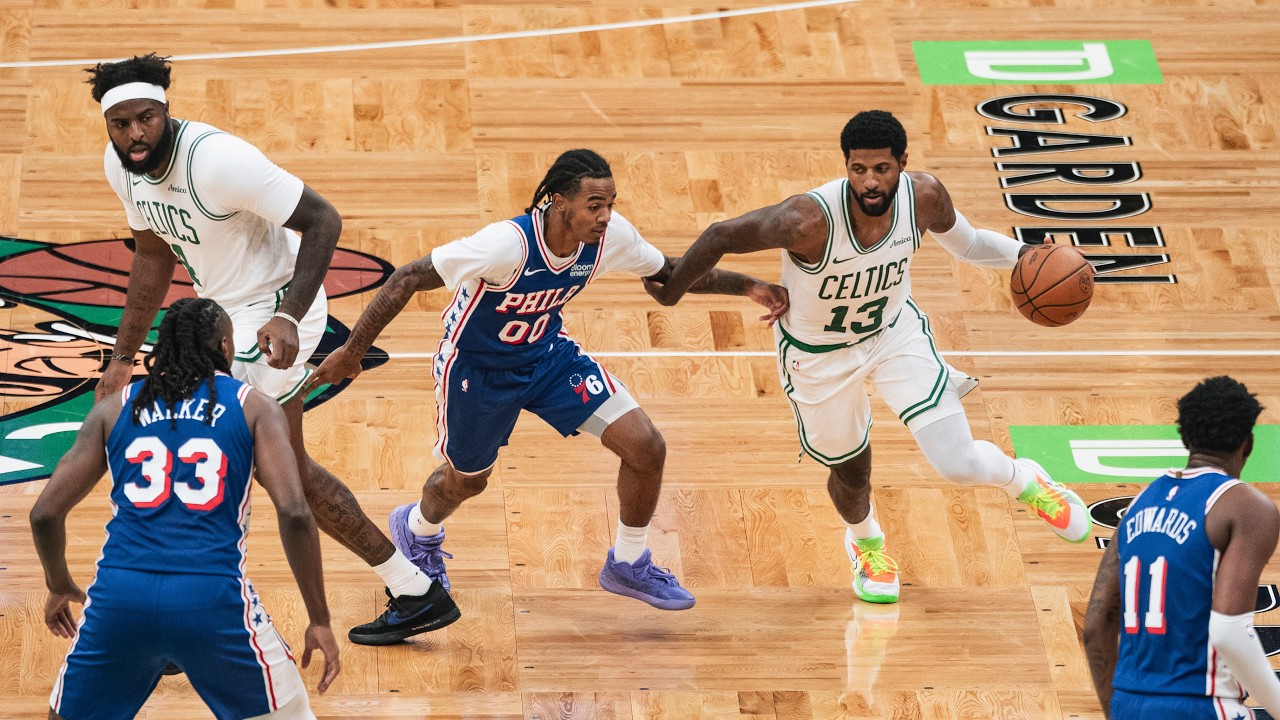 Jayson Tatum & Payton Pritchard pop off in Celtics' 144-106 win over the Sixers at TD Garden