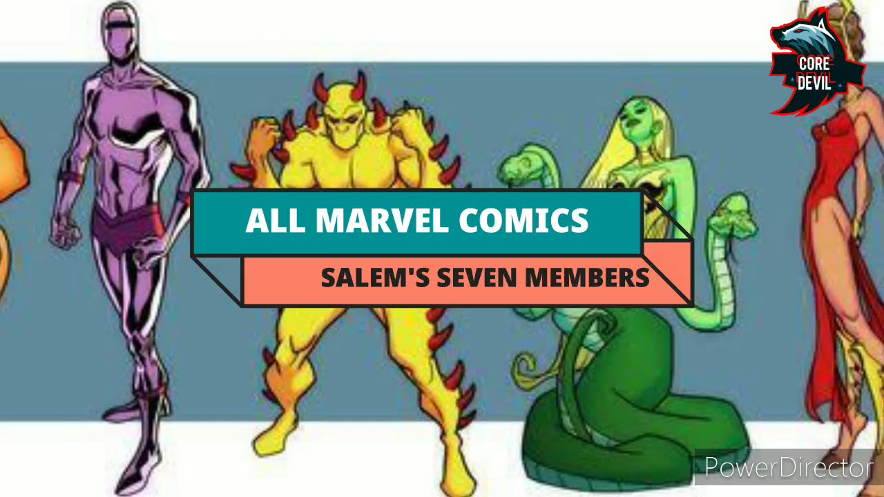 All Marvel Comics Salem's Seven members|Villains