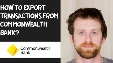 How to export transactions from commonwealth bank?
