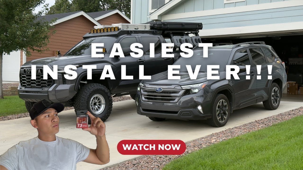 Installing LasFit Turn signal lights on my wifes 2025 Subaru Forester!