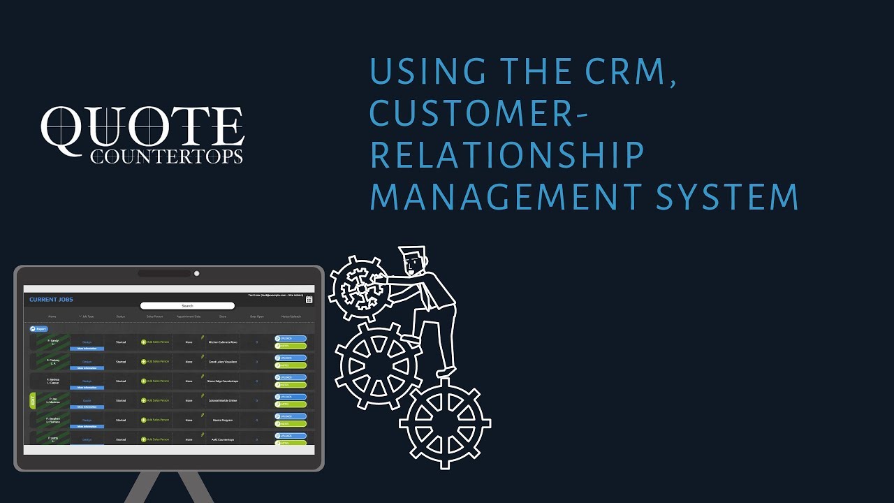 Jobs Board or Quote Countertops' CRM System: How to use it?