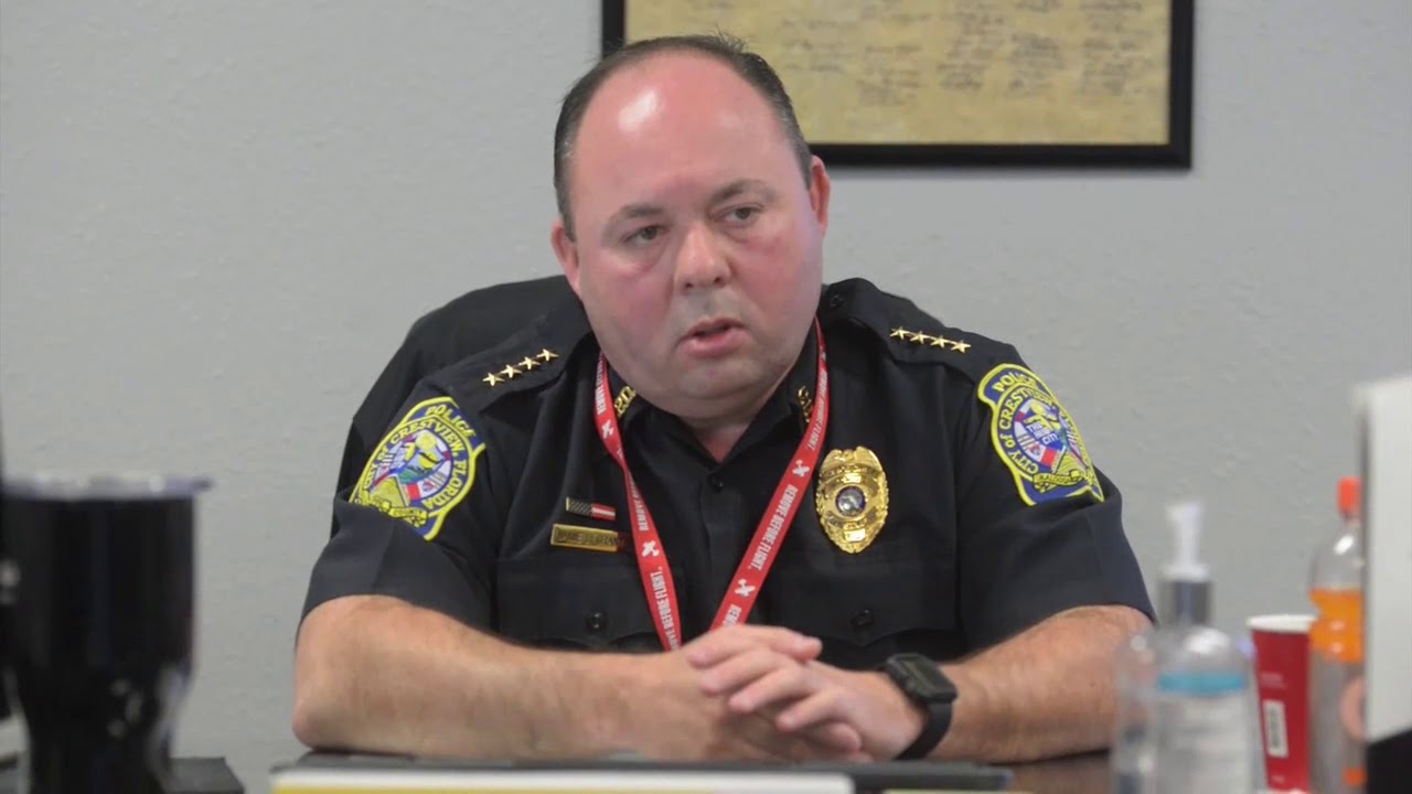 newspaper Crestview Police Chief Jamie Grant on being the new chief