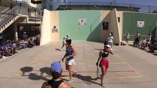 Beach Bash 2022... Day 4... Semifinal... Michelle & Hollie vs Kathy & Maira... 3.27.22