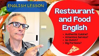 Food and Restaurant Vocabulary Lesson | Are you a FOODIE? #englishteacher #englishvocabulary