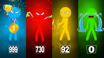 Stickman Party 1 2 3 4 Players - Tournament Cup Gameplay - MiniGames Update