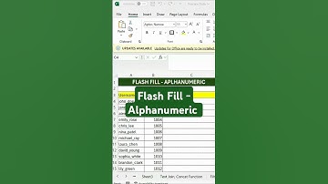 Flash Fill- Flash fill on alphanumeric numbers- Excel tips & Tricks from ‪@data.analyticshub