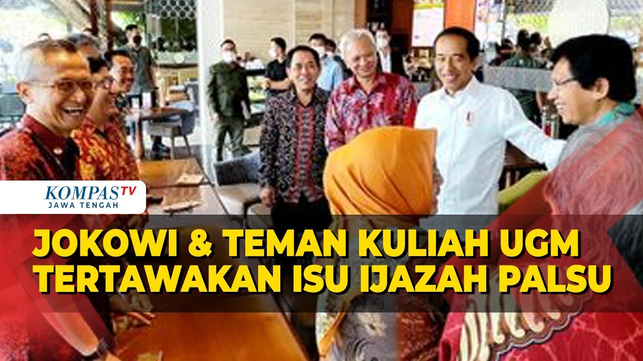 Jokowi & Teman Kuliah UGM Tertawa saat Disinggung Soal Ijazah Palsu (Arsip KompasTV)